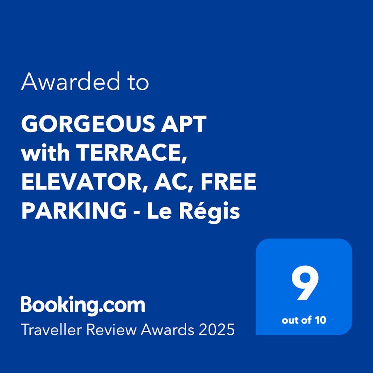 Gorgeous Apt With Terrace, Elevator, Ac, Free Parking - Le Regis Кан сюр Мер Екстериор снимка