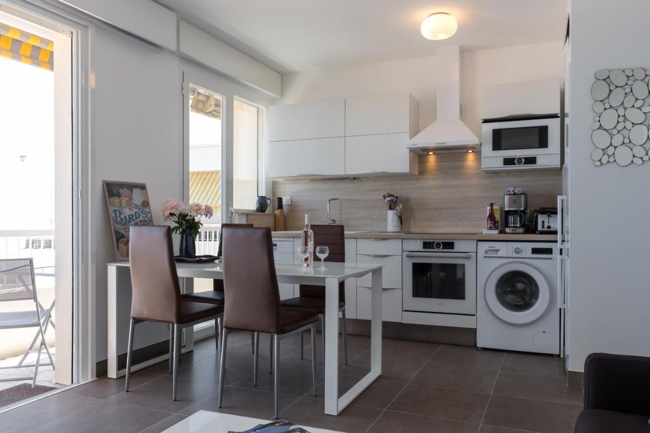 Gorgeous Apt With Terrace, Elevator, Ac, Free Parking - Le Regis Кан сюр Мер Екстериор снимка