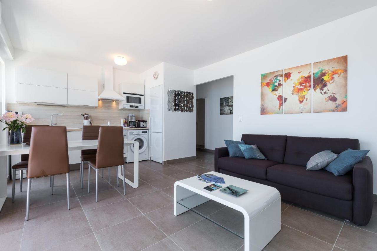 Gorgeous Apt With Terrace, Elevator, Ac, Free Parking - Le Regis Кан сюр Мер Екстериор снимка
