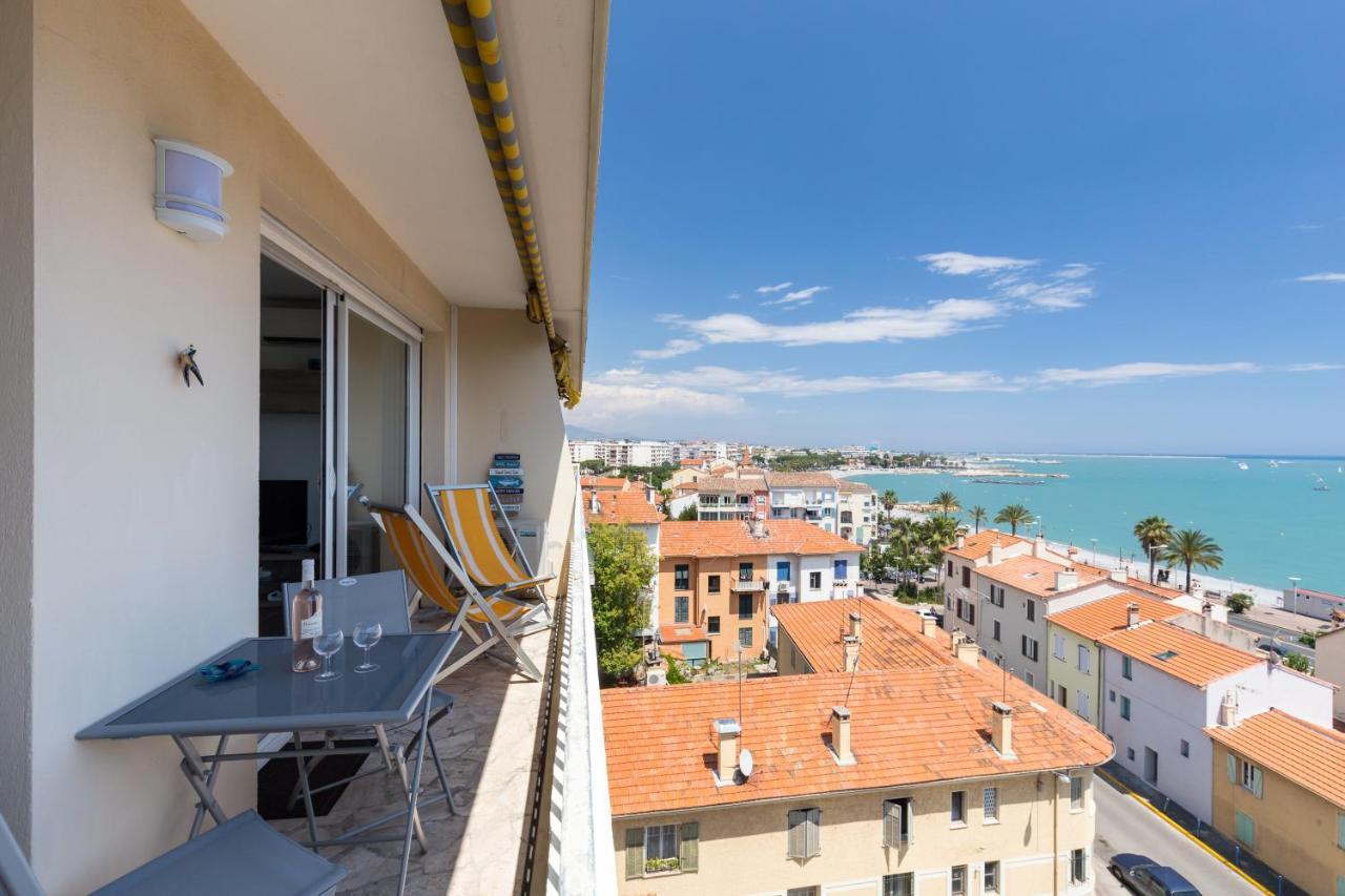Gorgeous Apt With Terrace, Elevator, Ac, Free Parking - Le Regis Кан сюр Мер Екстериор снимка