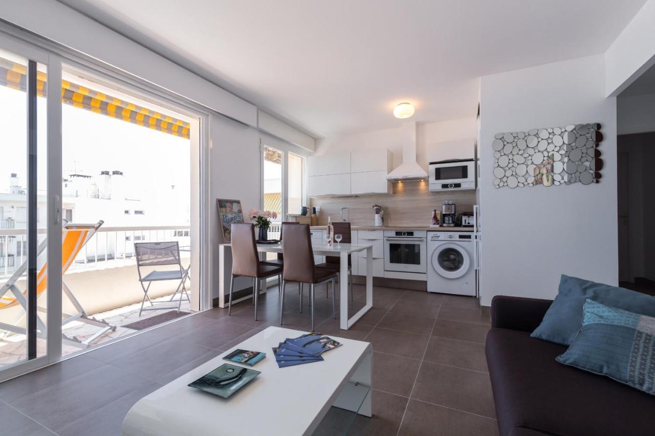 Gorgeous Apt With Terrace, Elevator, Ac, Free Parking - Le Regis Кан сюр Мер Екстериор снимка