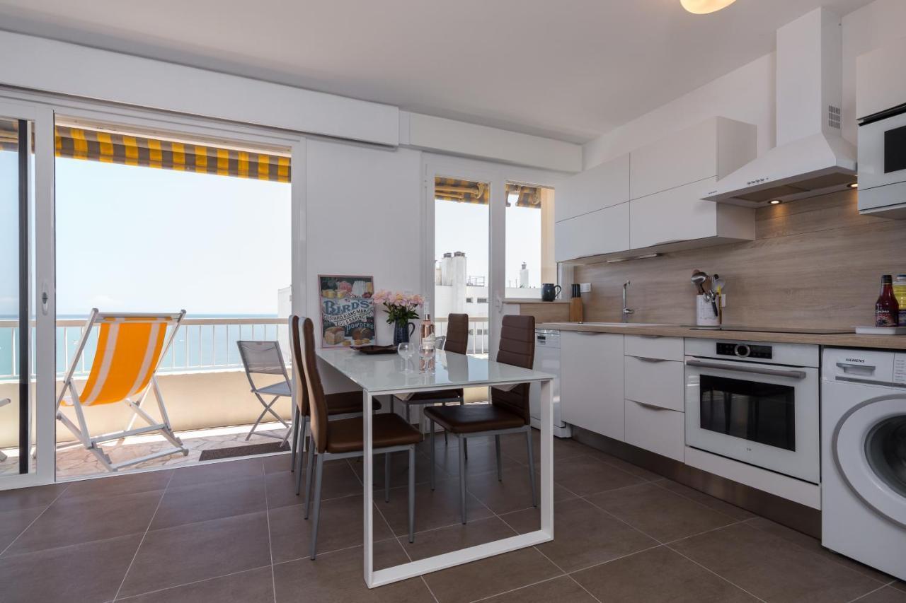 Gorgeous Apt With Terrace, Elevator, Ac, Free Parking - Le Regis Кан сюр Мер Екстериор снимка